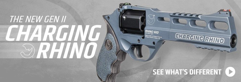 Chiappa Rhino 60DS .357 Magnum Revolver in Black Finish